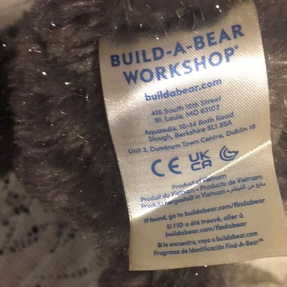 Limited Edition Build A Bear violet the Wolf - Picture 8 of 9